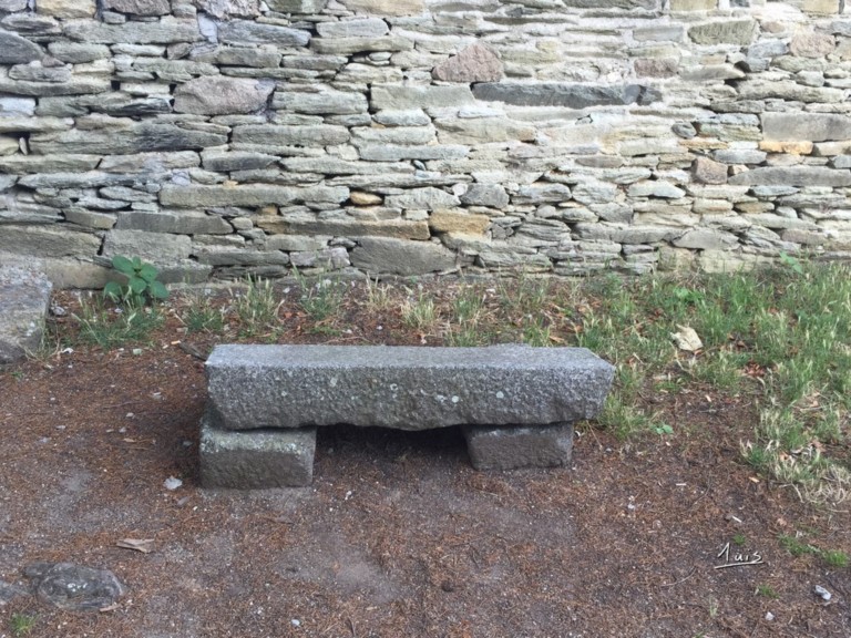 Mur de pierre par August Luis