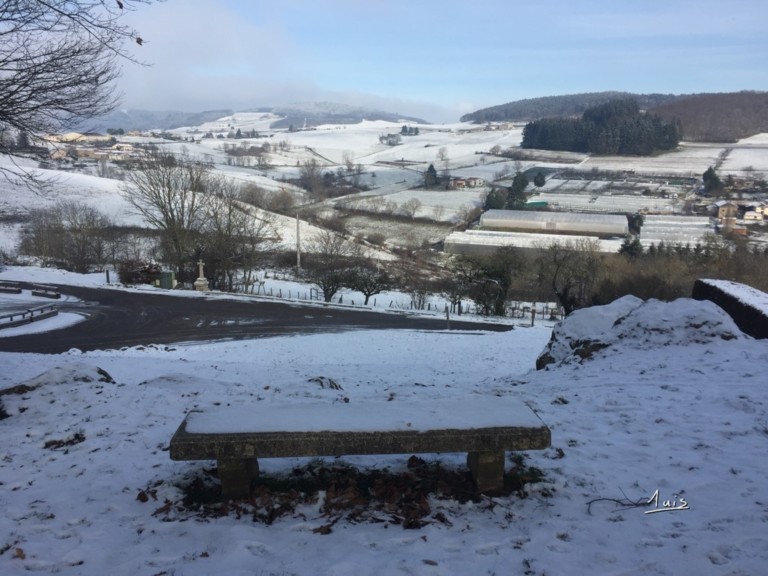 Panorama enneigé par August Luis